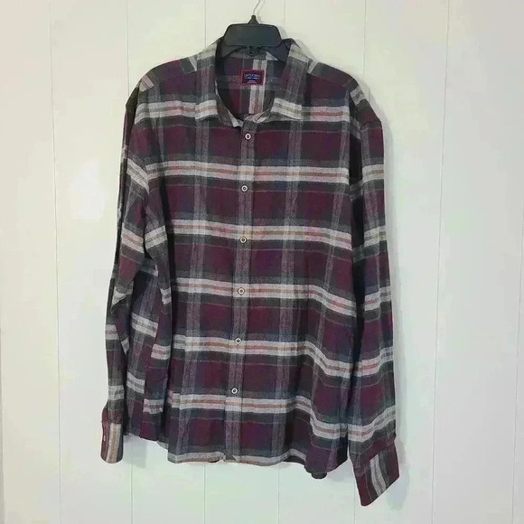 UNTUCKit Other - UNTUCKit Cotton Flannel Plaid Long Sleeve Button Down Shirt Size XXXL